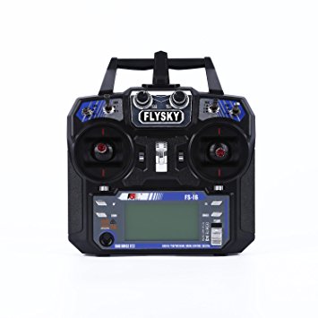 YKS FlySky FS-i6 Upgraded 2.4GHz 6 Channels Radio Control System Transmitter with FS-iA6 Receiver for RC Quadcopter Helicopter