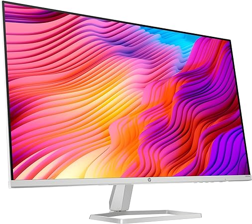 HP M32fw FHD Monitor, Full HD (1920 x 1080), AMD FreeSync 31.5 Inches, Ceramic white with silver stand