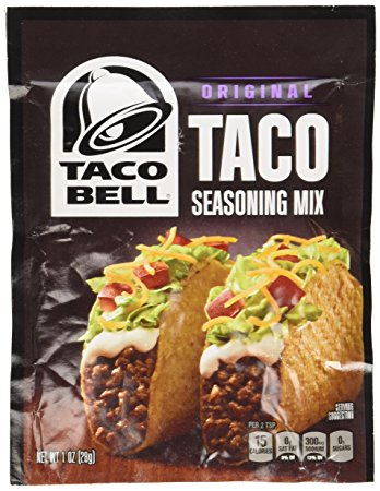 Taco Bell Taco Seasoning Mix 1oz (6 Packets)