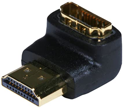 Monoprice HDMI Port Saver Male to Female - 90 Degree (103733)