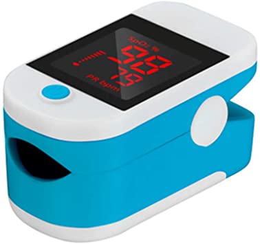 Lamoreco Oximeter Finger Clip Type Blood Oxygen Saturation Meter Pulse Rate Portable for Home