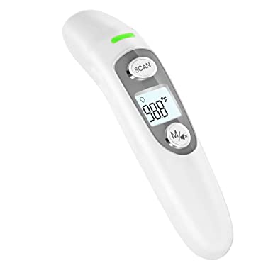 Forehead Thermometer for Adults, Digital Thermometer for Fever, Easy to Use and Accurate for Babies, Kids and Adults