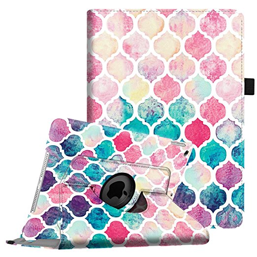 Fintie iPad mini 1/2/3 Case - 360 Degree Rotating Stand Case Cover with Auto Sleep / Wake Feature for Apple iPad mini 1 / iPad mini 2 / iPad mini 3, Moroccan Love