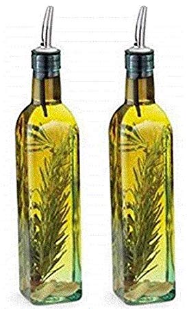 Tablecraft (916M) 16 oz Oil & Vinegar Cruet, (2 Pack)