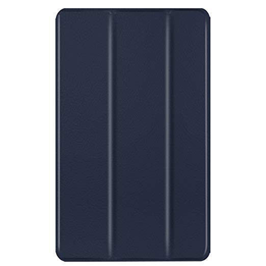 TNP Case for All-New Amazon Fire HD 8 (6th Generation, 2016 release), Ultra Slim Lightweight Folding Stand Cover with Auto Wake / Sleep for Fire HD 8 Tablet (2016 6th Gen Only), Dark Blue