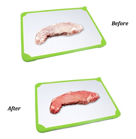 Windaze Magical Defrosting Tray Thaw Frozen Food in Minutes The Safest Way to Defrost Meat or Frozen Food Quickly Without Electricity, Microwave, Hot Water or Any Other Tools