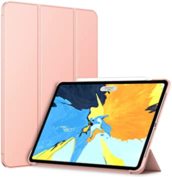 JETech Case for Apple iPad Pro 11-Inch 2018 Model (NOT for 2020 Model), Compatible with Apple Pencil, Cover Auto Wake/Sleep, Rose Gold