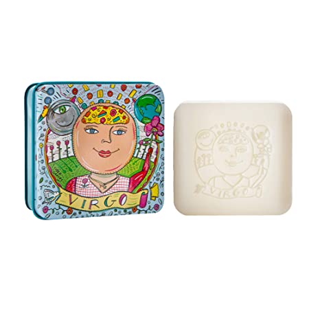 Pre De Provence Zodiac Tin Bar Soap, Virgo, 100 Gram