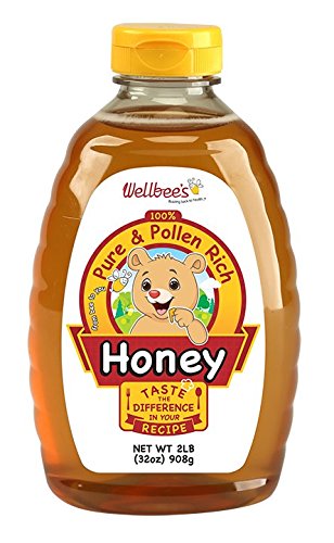 Wellbee's 100% Pure and Pollen Rich, Premium Honey - Kosher, 32 Ounce
