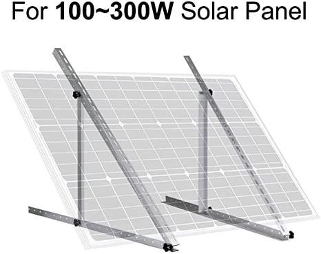 ECO-WORTHY 41" Adjustable Solar Panel Tilt Mount Mounting Brackets Boat, RV, Roof Off Grid System(41-inch Length)