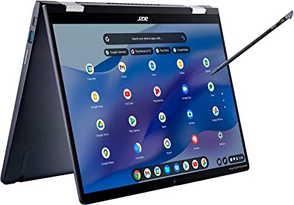 Acer - Chromebook Spin 714 Laptop - 14.0" 2-in-1 Touchscreen - Intel Evo Core i5 – 8GB – 256GB SSD - Slate Blue Gorilla Glass with Built-in Tablet Pen