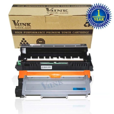 V4INK ® (1PK Drum   1PK Toner) New Compatible Brother DR630   TN660 High Yield Drum Unit and Toner cartridge