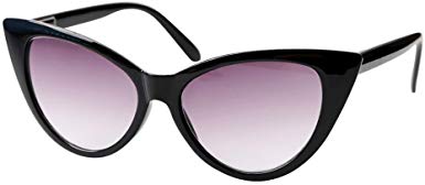 SOOLALA Ladies 50mm Lens Designer Cat Eye Reading Glasses Customized Strengths