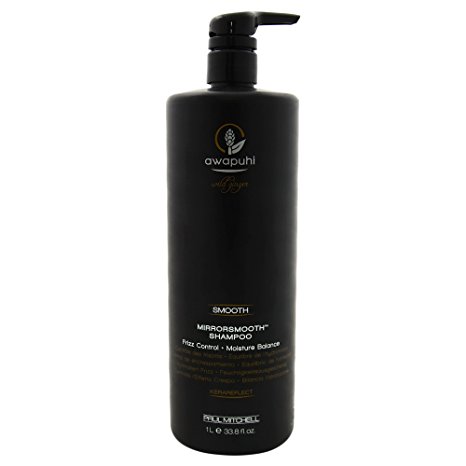 Paul Mitchell Unisex Awapuhi Wild Ginger Mirrorsmooth Shampoo, 33.8 Ounce