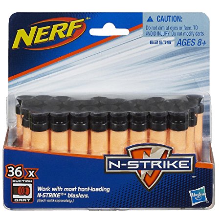 Nerf N-Strike Suction Darts, 36-Pack