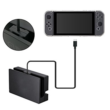 Nintendo Switch Charge Cable-Nintendo Switch Dock USB-C Extender Cable,10 Gbps Data Transfer Rate(3.82 feet/1m)- Black