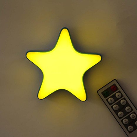 Taozi Night Light Remote Control 10-Level Adjustable Brightness 0.3w Plug In LED Nightlight Wall Light