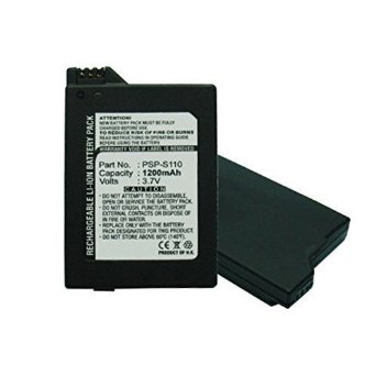 Replacement 1200mAh PSP-S110 PSPS110 Battery for Sony PSP Slim Portable Playstation PSP-2000, PSP-2001, PSP-3000, PSP-3001, PSP-3002, PSP-3004