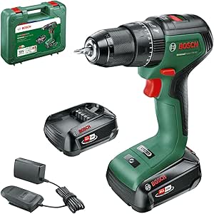 Bosch Home and Garden Cordless Combi Drill UniversalImpact 18V-60 (2 batteries 2.0 Ah, 18 Volt System, in carrying case)