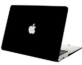 MacBook Air 13 Case Mosiso Black AIR 13-inch Soft-Touch Plastic See Through Hard Shell Snap On Case Cover for Apple MacBook Air 133 A1466 and A1369 Black