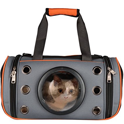 Innovative Pet Carrier, PetLoft Deluxe Soft Sided Top & Side Loading Foldable Pet Travel Carrier for Cats and Small Dogs