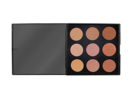 Morphe Cool Foundation Palette 9FC - Conceal and Contour Cream Powder Makeup for all skin tones