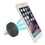 Car Mount Aukey Magnetic Cradle-less Car Air Vent Mount Smartphone Holder Cradle for iPhone 6S 6S Plus Samsung S6 Android Cellphones and More HD-C5 Black