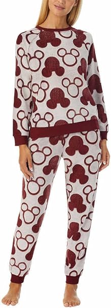 Disney Womens 2-Piece Fleece Jogger Lounge Set