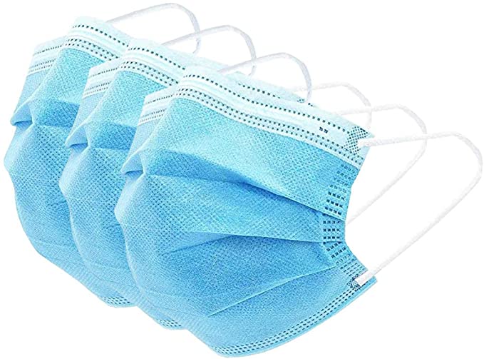 20 Pcs Disposable Filter Masks 3 Ply Earloop Breathability Comfort Beauty Medical Dust Masks in Stock (20 Pcs Masks(Blue)) Riot Society