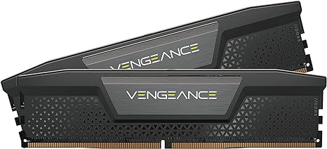 CORSAIR VENGEANCE DDR5 RAM 64GB (2x32GB) 6000MHz CL30 Intel XMP iCUE Compatible Computer Memory - Black (CMK64GX5M2B6000C30)