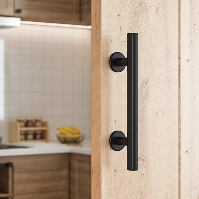 SMARTSTANDARD 10" Heavy Duty Barn Door Pull Handle for Gate Kitchen Furniture Cabinet Closet Drawer