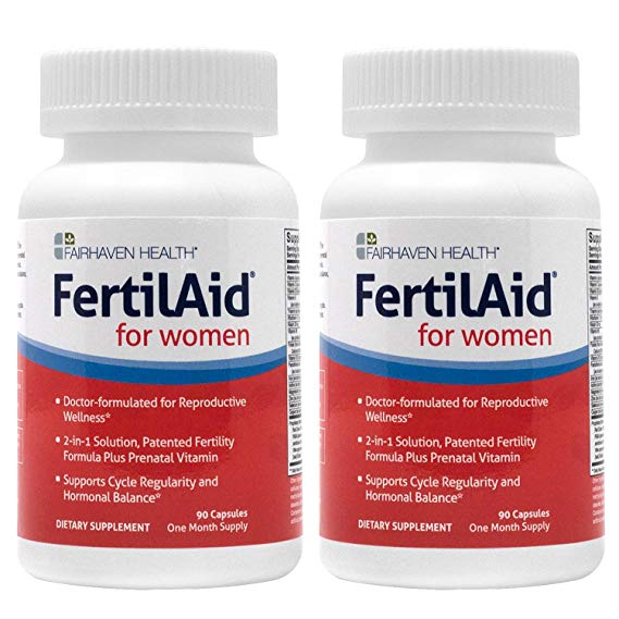 FertilAid for Women: Female Fertility Supplement - 2 Month Supply