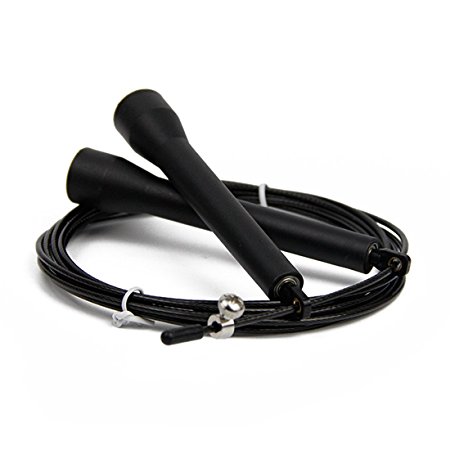 MSG Basic Jump Rope BEARING Speed Jump rope 3 Meters Wire Cable Great for Sport fitness Training Cardio Fat lose MMA Boxing home gym