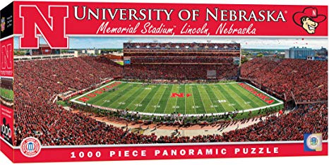 MasterPieces Collegiate Nebraska Cornhuskers 1000 Piece Stadium Panoramic Jigsaw Puzzle