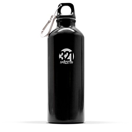 500 mL ( 16.9 fluid ounce ) Aluminum Sports Water Bottle