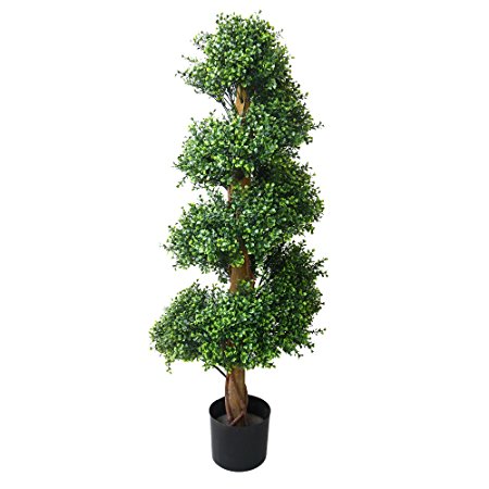 Pure Garden Boxwood Spiral Tree, 48"