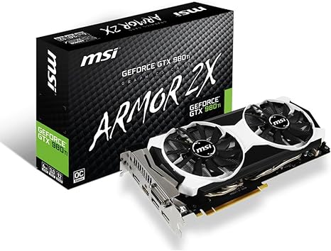 MSI NVIDIA GTX 950 2 GB GDDR5 DL-DVI-I/HDMI/DP 3 DX12 Pci-E, Grafikkarte