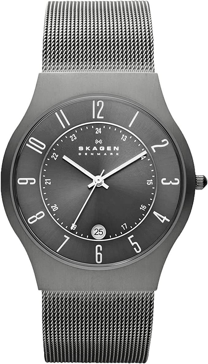 Skagen Men's Sundby, Three-Hand Date Stainless Steel Watch