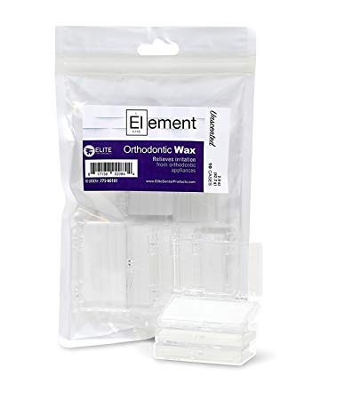Element Dental Orthodontic Wax 10 Pack-10 Colors/scents Available (White/Unscented)