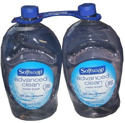 Softsoap Handsoap, Refill, Washes Away Bacteria, 80 Fl Oz (Pack of 2)