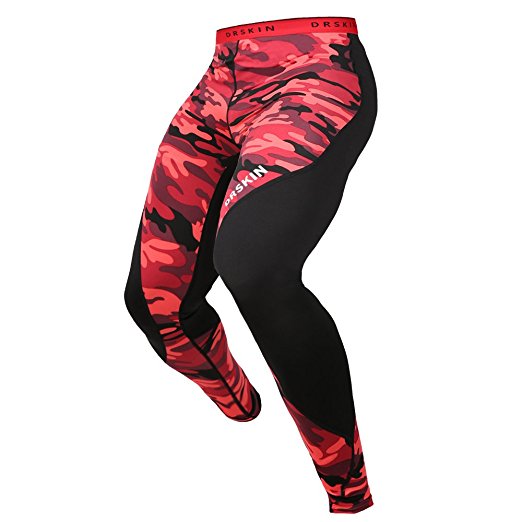 DRSKIN Compression Cool Dry Sports Tights Pants Baselayer Running