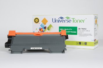 Universe Toner Replacement Brother TN450 Toner Cartridge, High Yield (2,600 Yield) - Black (SINGLE)