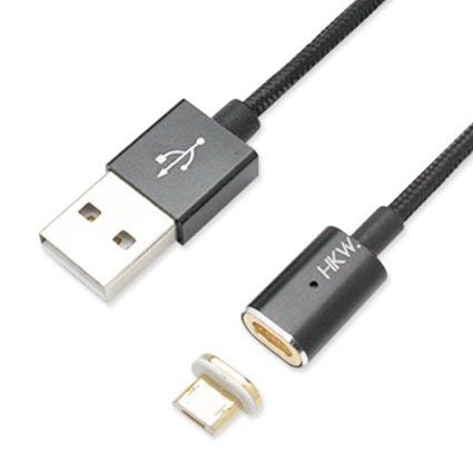 HKW Magnetic MicroUSB Charging Cable 4Ft12m black - Genuine Product