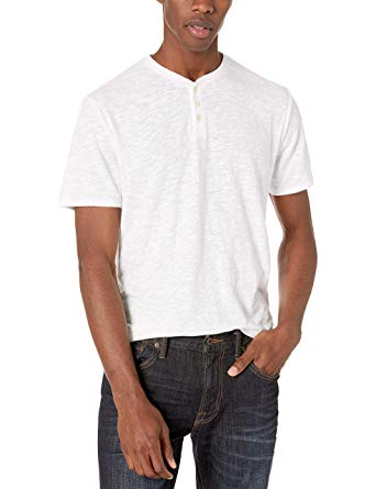 Lucky Brand Men's Linen Henley Shirt