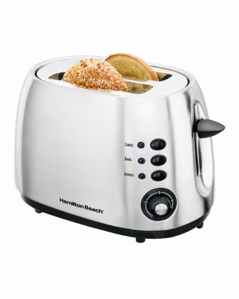 Hamilton Beach 2-Slice Toaster - Brushed Metal