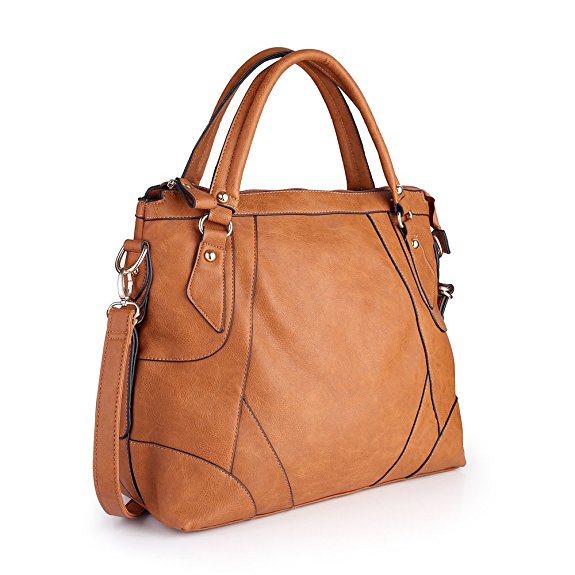 Women Handbag,Women Bag, Shoulder Bag KINGH Vintage Tote Bags PU Leather