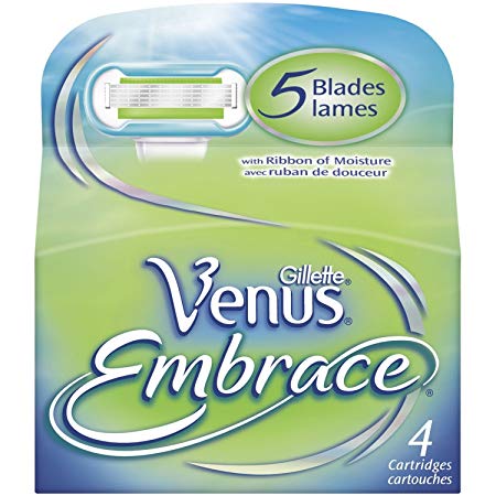 Venus Embrace Women's Razor Refill Cartridges (4 COUNT x 3 Pack)