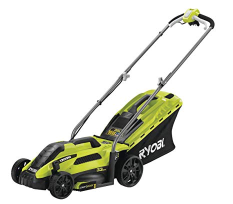 Ryobi RlM13E33S AC 1300W Lawnmower, 33Cm Deck, Hyper Green