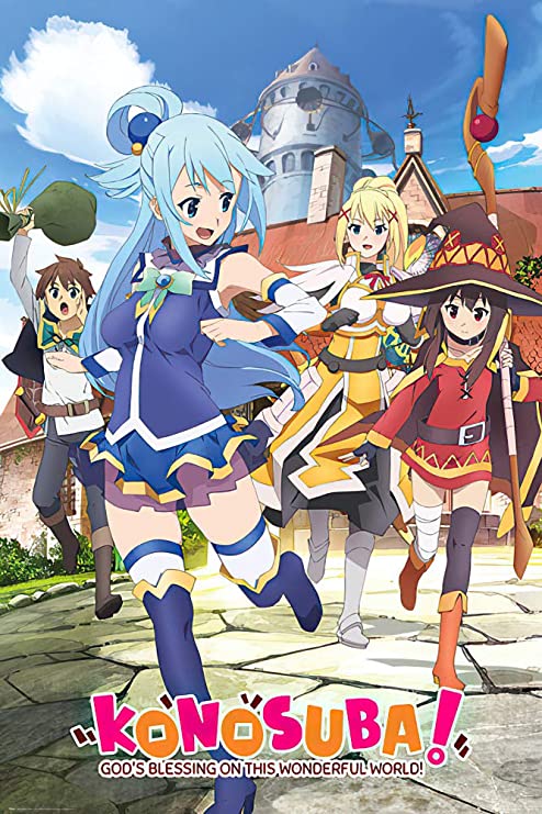 POSTER STOP ONLINE Konosuba - Manga/Anime TV Show Poster/Print (Key Art) (Size 24" x 36")