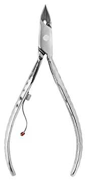 Mundial Professional Cuticle Nipper with Full Jaw 722-PR Stainless Steel Short Handle